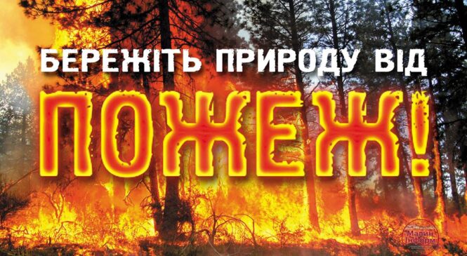 Бережіть ліс від пожеж!