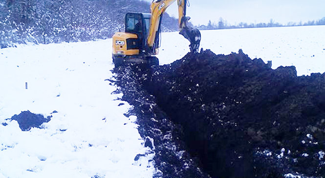 Триває  будівництво газопроводу до ГРП-2 у смт Глибока