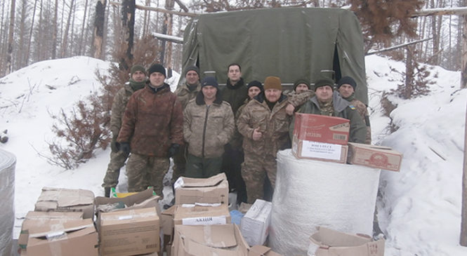Волонтери при Глибоцькій районній раді в черговий раз відправили допомогу військовим у зону АТО