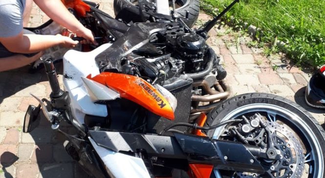 У Коровії Глибоцького р-ну мотоцикліст отримав травми внаслідок зіткнення з авто