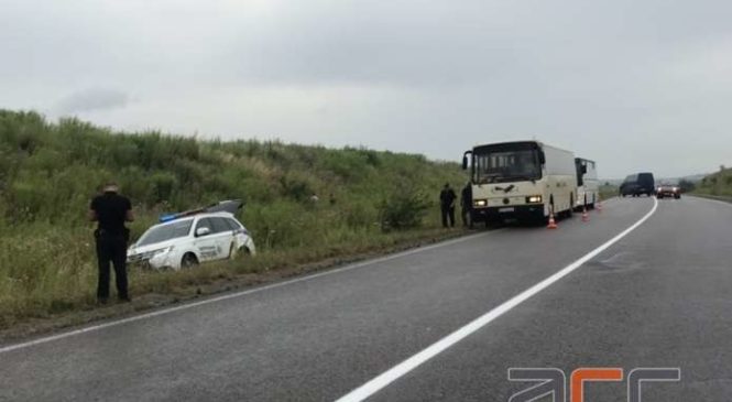На об’їзній дорозі біля села Чагор слася аварія за участю патрульної поліції