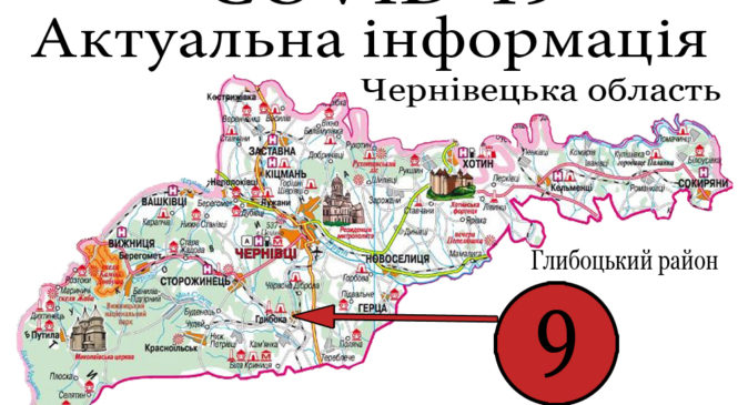 За минулу добу (25.04.2020) у Глибоцькому районі – 9 а в області було зафіксовано 33 нових випадки COVID-19