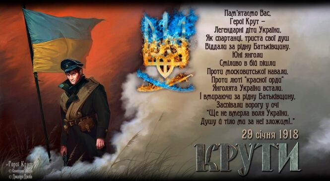 29 січня українці відзначають день пам’яті Героїв Крут