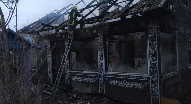 У селі Молодія пожежа у житловому будинку нанесла збитків на 100 тис грн. та загинув чоловік