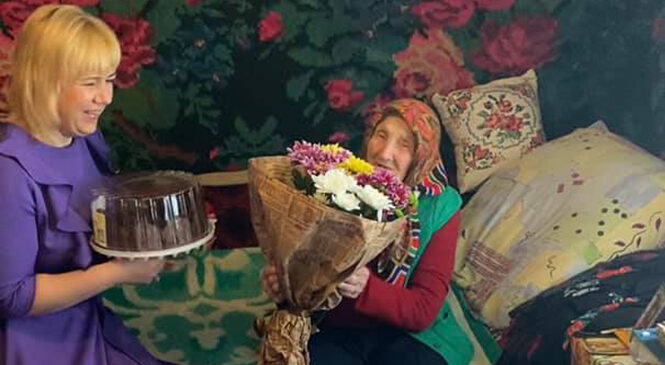 100-річний ювілей у доброму гуморі зустріла мешканка села Стерче Катерина Лукаш