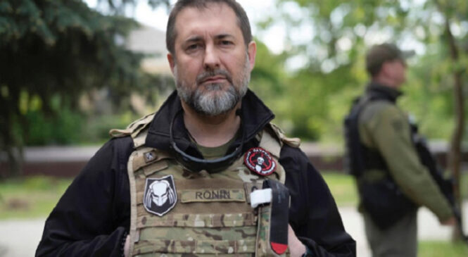 Українські військові на околицях Лисичанська – Гайдай