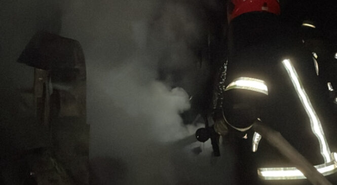 У селі Валя Кузьмина вночі ледь не згорів житловий будинок