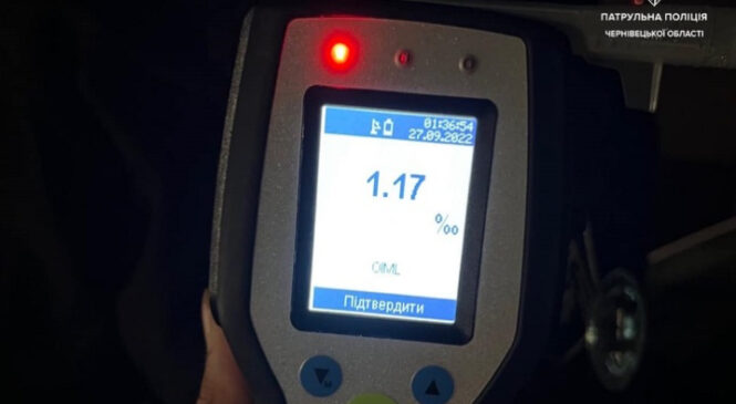 Їхала п’яна у комендантську годину: у Чернівцях патрульні зупинили водійку Porsche