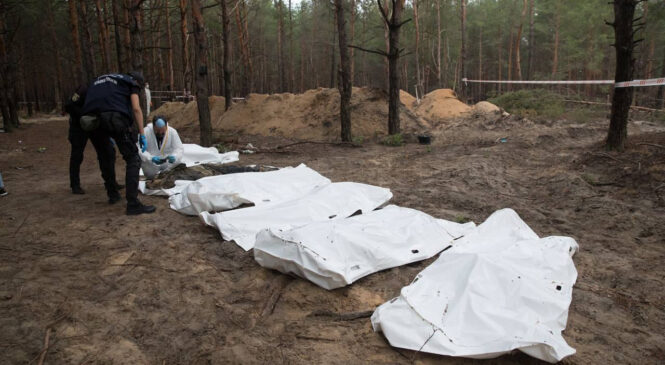 Відплата буде страшною за кожну закатовану душу! Зеленський відреагував на масові поховання в Ізюмі