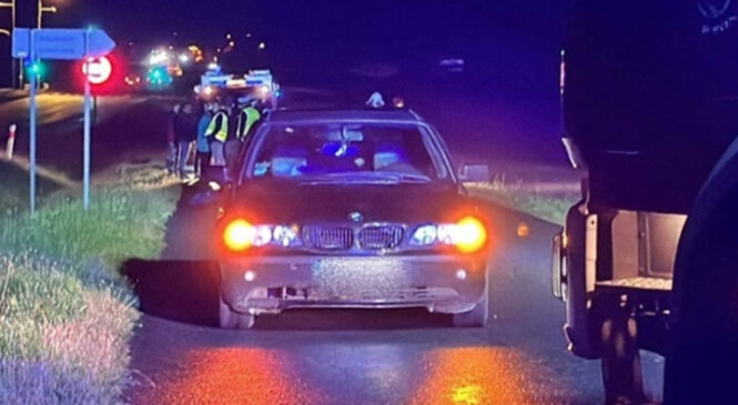 У Польщі водій випадково переїхав українця, який лежав на дорозі