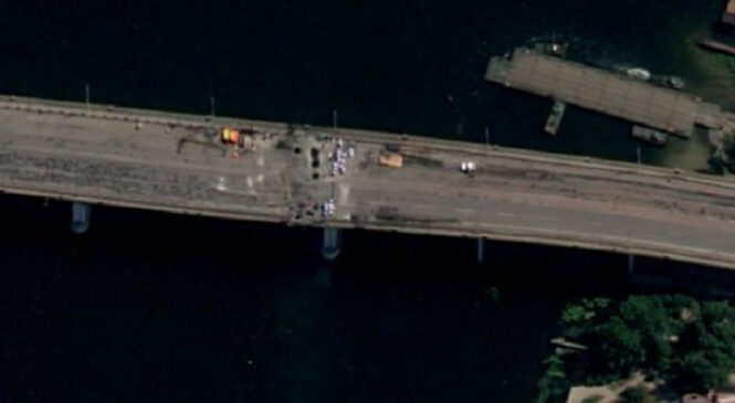 ЗСУ вдарили по техніці росіян біля Антонівського мосту