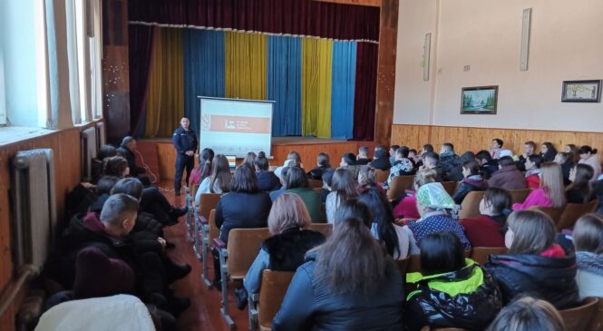 Заняття з питань пожежної безпеки та запобігання ризикам із вибухонебезпечними чи підозрілими  предметами та правил поводження з ними в навчальних закладах Тарашанської громади