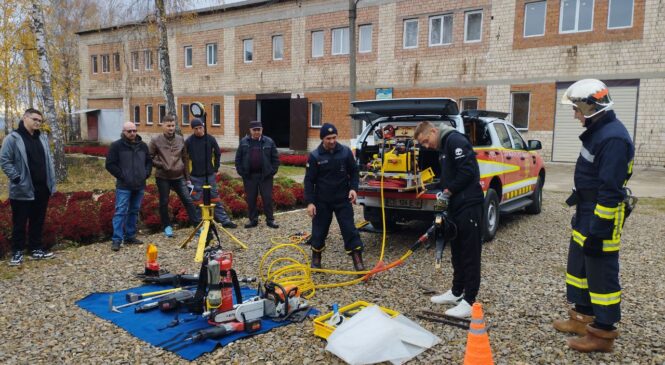 Показові навчання серед учнів Глибоцького профліцею