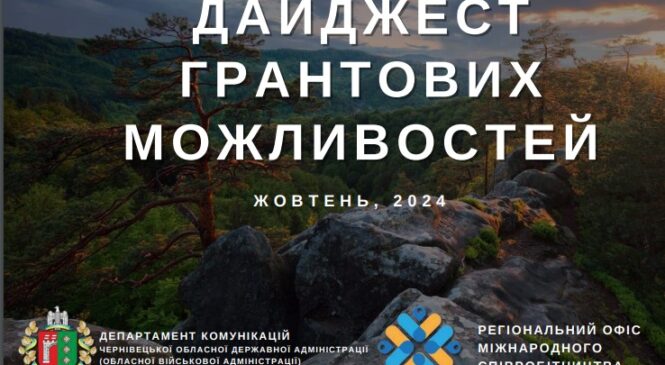 Актуальні грантові пропозиції: які проєкти буковинці можуть реалізувати цьогоріч у жовтні