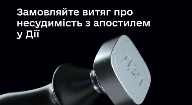 Цифровізували ще один важливий документ — витяг про несудимість з апостилем