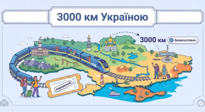 “3000 км Україною” від Укрзалізниці до прифронтових громад