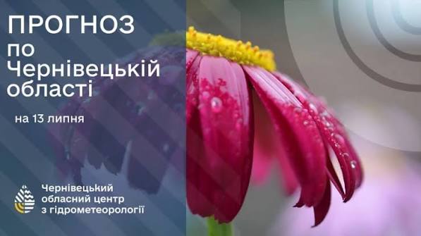 Погода на Буковині 13 липня