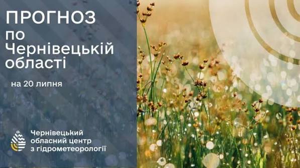 Погода на Буковині 20 липня.