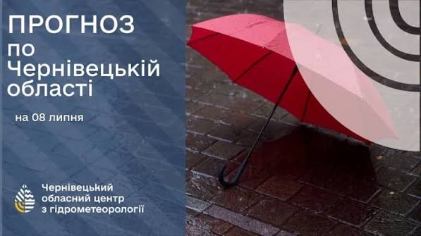 Погода на Буковині 8 липня