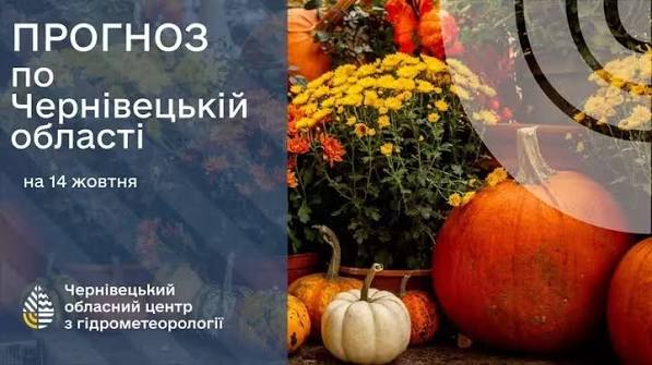 Погода на Буковині 14 жовтня